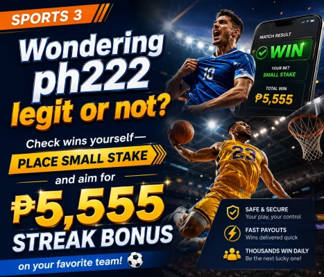 PH222 bonus promotion visual for welcome offers